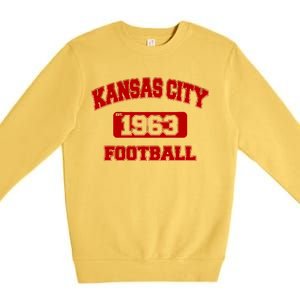 Kansas City KC Football Est 1960 Premium Crewneck Sweatshirt