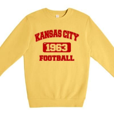 Kansas City KC Football Est 1960 Premium Crewneck Sweatshirt