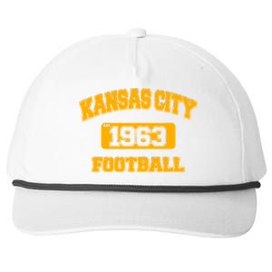 Kansas City KC Football Est 1960 Snapback Five-Panel Rope Hat