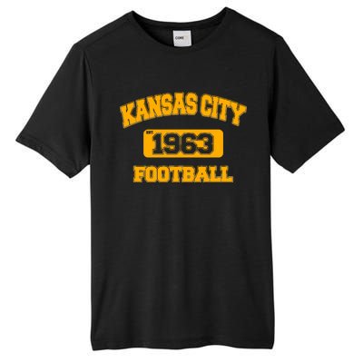 Kansas City KC Football Est 1960 Tall Fusion ChromaSoft Performance T-Shirt