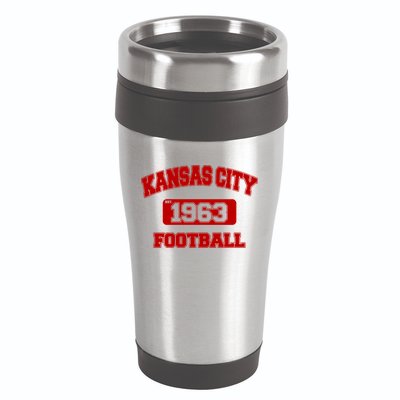 Kansas City KC Football Est 1960 16oz Travel Tumbler