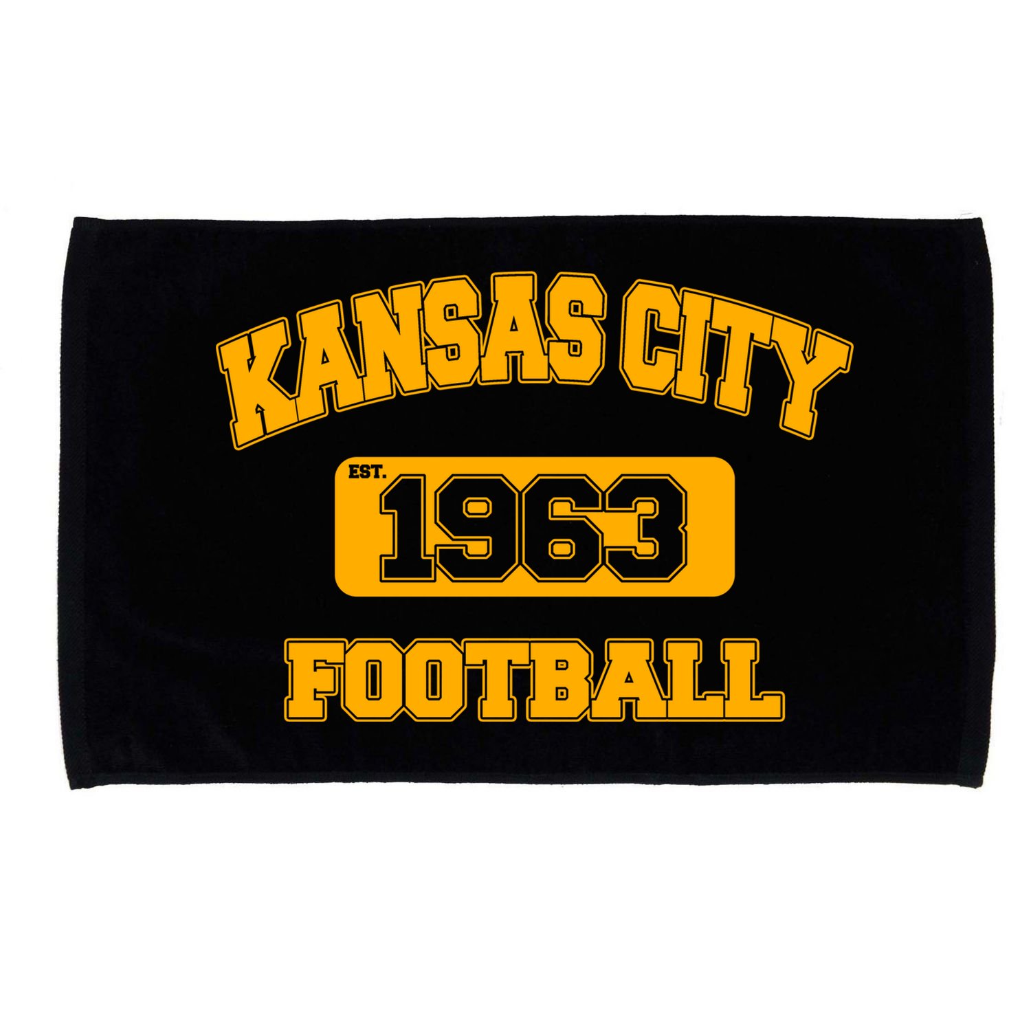 Kansas City KC Football Est 1960 Microfiber Hand Towel