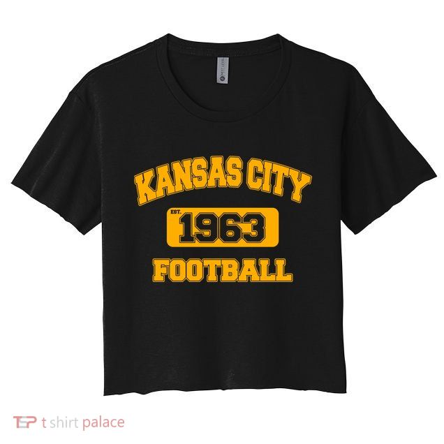 Kansas City KC Football Est 1960 Crop Top