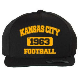 Kansas City KC Football Est 1960 Wool Snapback Cap