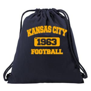 Kansas City KC Football Est 1960 Drawstring Bag