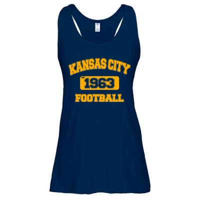 Kansas City KC Football Est 1960 Ladies Essential Flowy Tank