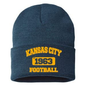 Kansas City KC Football Est 1960 Sustainable Knit Beanie