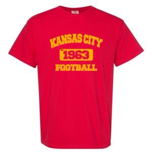 Kansas City KC Football Est 1960 Garment-Dyed Heavyweight T-Shirt