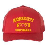 Kansas City KC Football Est 1960 Yupoong Adult 5-Panel Trucker Hat