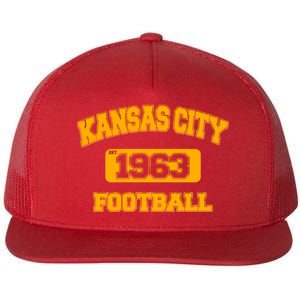 Kansas City KC Football Est 1960 Flat Bill Trucker Hat