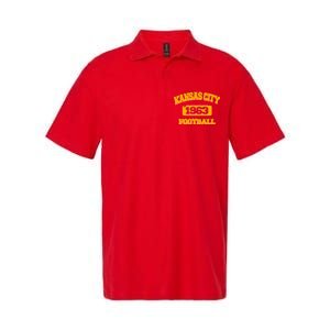 Kansas City KC Football Est 1960 Softstyle Adult Sport Polo