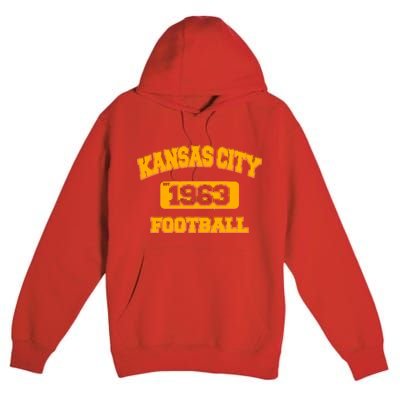 Kansas City KC Football Est 1960 Premium Pullover Hoodie