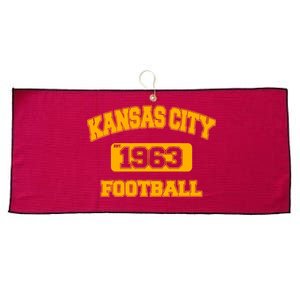 Kansas City KC Football Est 1960 Large Microfiber Waffle Golf Towel