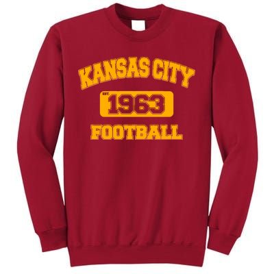 Kansas City KC Football Est 1960 Tall Sweatshirt