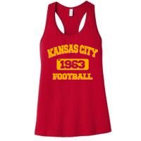 Kansas City KC Football Est 1960 Women's Racerback Tank