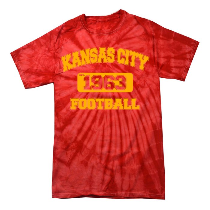 Kansas City KC Football Est 1960 Tie-Dye T-Shirt