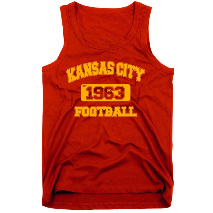 Kansas City KC Football Est 1960 Tank Top