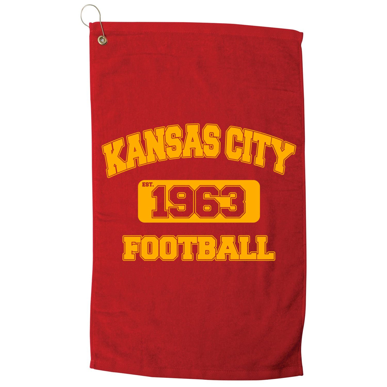 Kansas City KC Football Est 1960 Golf Towel
