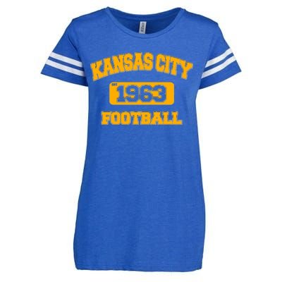 Kansas City KC Football Est 1960 Enza Ladies Jersey Football T-Shirt