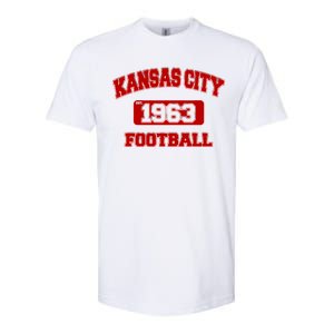 Kansas City KC Football Est 1960 Softstyle CVC T-Shirt