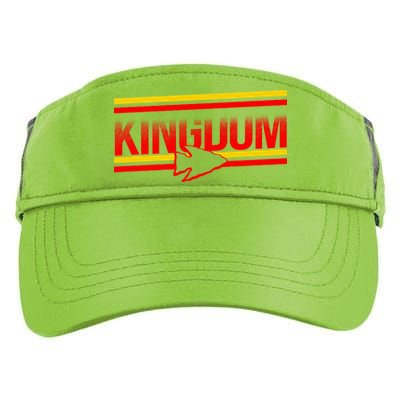 Kansas City KC Football Kingdom Arrowhead  Adult Drive Performance Visor