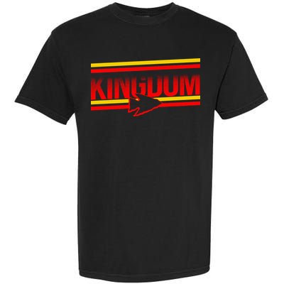 Kansas City KC Football Kingdom Arrowhead  Garment-Dyed Heavyweight T-Shirt