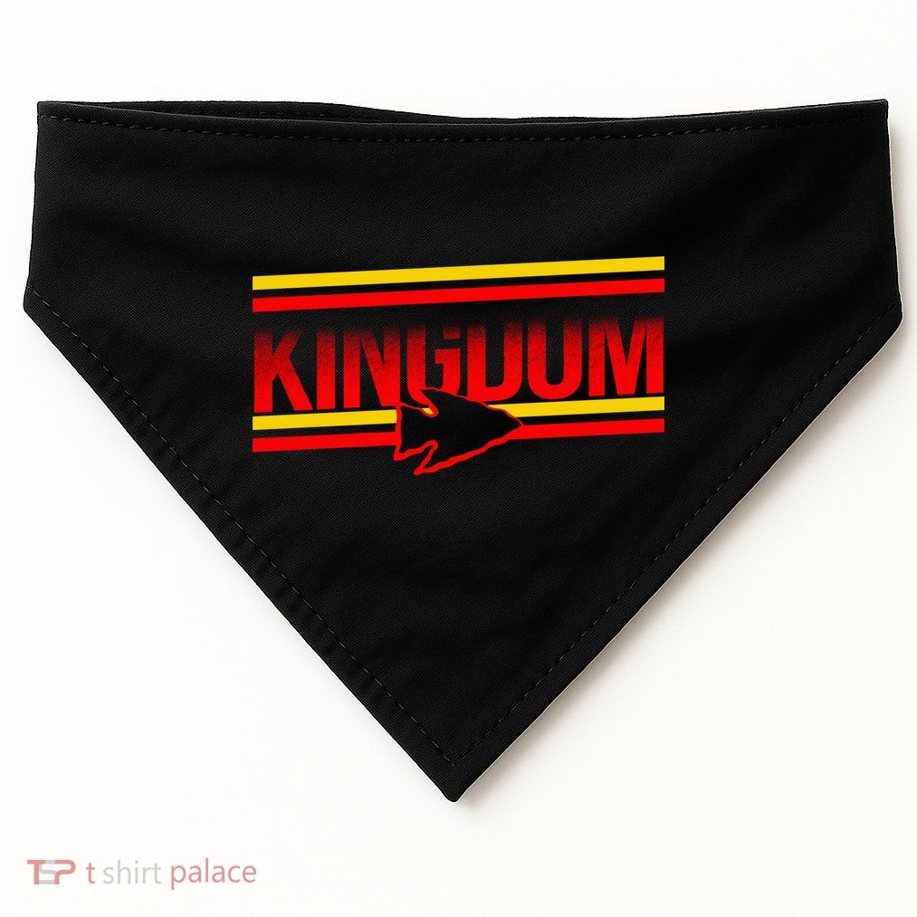 Kansas City KC Football Kingdom Arrowhead  USA-Made Doggie Bandana