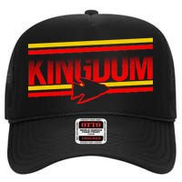 Kansas City KC Football Kingdom Arrowhead  High Crown Mesh Back Trucker Hat