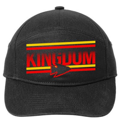 Kansas City KC Football Kingdom Arrowhead  7-Panel Snapback Hat