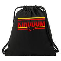 Kansas City KC Football Kingdom Arrowhead  Drawstring Bag