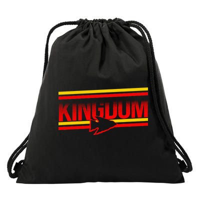 Kansas City KC Football Kingdom Arrowhead  Drawstring Bag