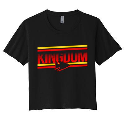 Kansas City KC Football Kingdom Arrowhead  Crop Top
