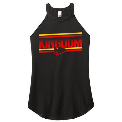 Kansas City KC Football Kingdom Arrowhead  Women's Perfect Tri Rocker Tank