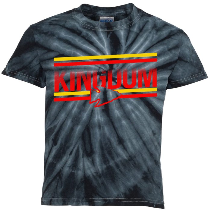 Kansas City KC Football Kingdom Arrowhead  Kids Tie-Dye T-Shirt