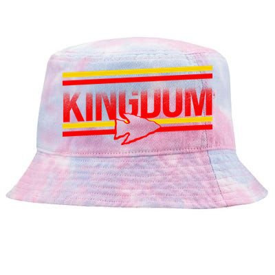 Kansas City KC Football Kingdom Arrowhead  Tie-Dyed Bucket Hat