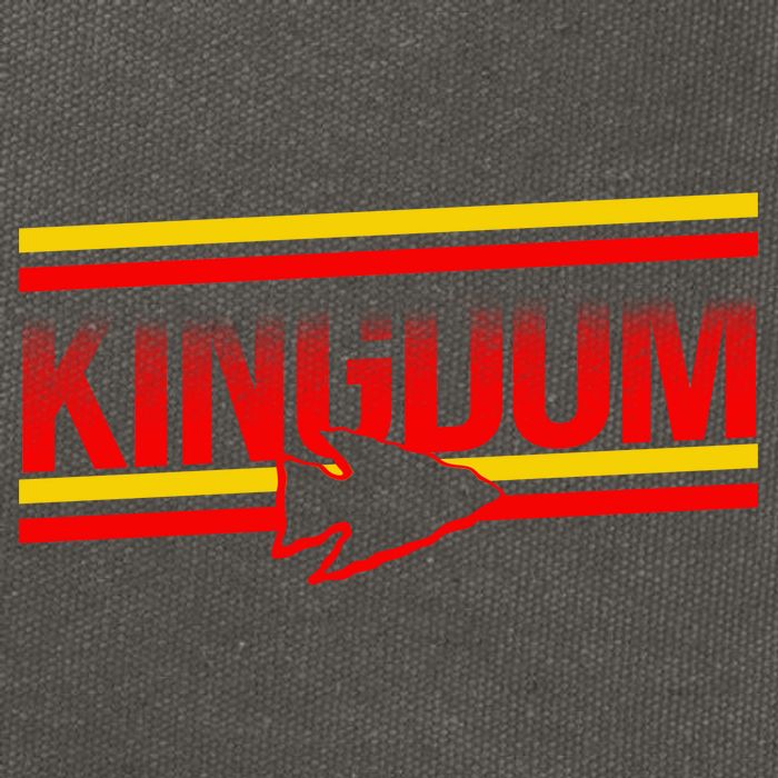 Kansas City KC Football Kingdom Arrowhead  Cotton Canvas Backpack