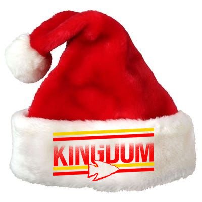 Kansas City KC Football Kingdom Arrowhead  Premium Christmas Santa Hat