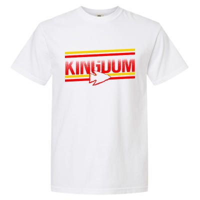 Kansas City KC Football Kingdom Arrowhead  Garment-Dyed Heavyweight T-Shirt