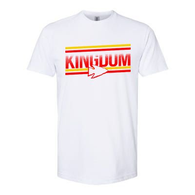 Kansas City KC Football Kingdom Arrowhead  Softstyle CVC T-Shirt