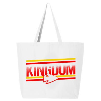 Kansas City KC Football Kingdom Arrowhead  25L Jumbo Tote