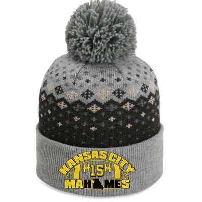 Kansas City Mahomes Football Fan The Baniff Cuffed Pom Beanie