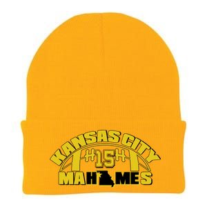 Kansas City Mahomes Football Fan Knit Cap Winter Beanie