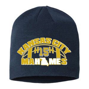 Kansas City Mahomes Football Fan Sustainable Beanie