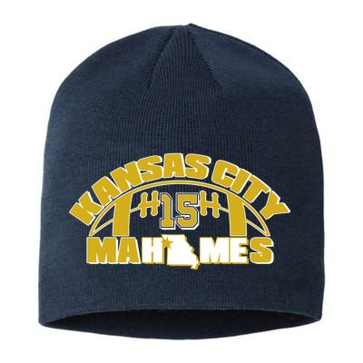 Kansas City Mahomes Football Fan Sustainable Beanie