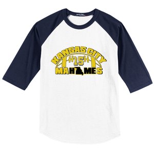 Kansas City Mahomes Football Fan Baseball Sleeve Shirt