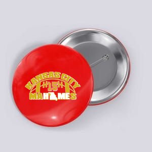 Kansas City Mahomes Football Fan Button