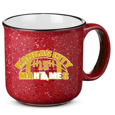 Kansas City Mahomes Football Fan 15oz Campfire Ceramic Mug