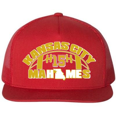 Kansas City Mahomes Football Fan Flat Bill Trucker Hat