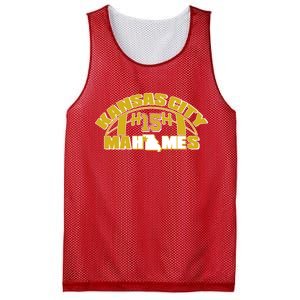 Kansas City Mahomes Football Fan Mesh Reversible Basketball Jersey Tank