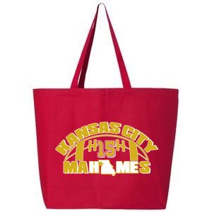 Kansas City Mahomes Football Fan 25L Jumbo Tote